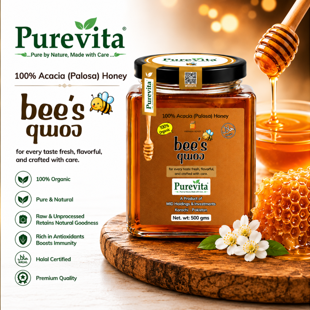 Purevita Acacia Honey 500 g