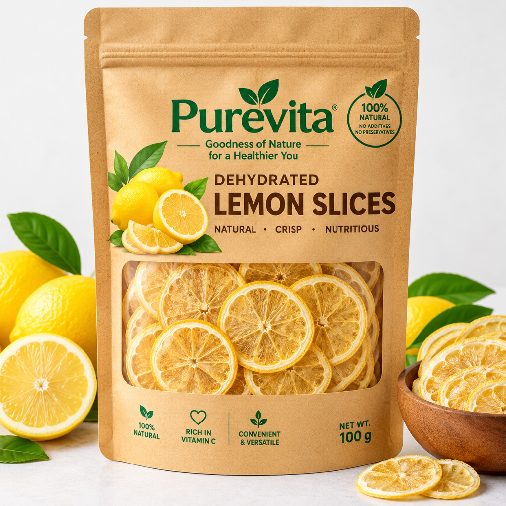 Purevita Dehydrated Lemon Slices 100 g