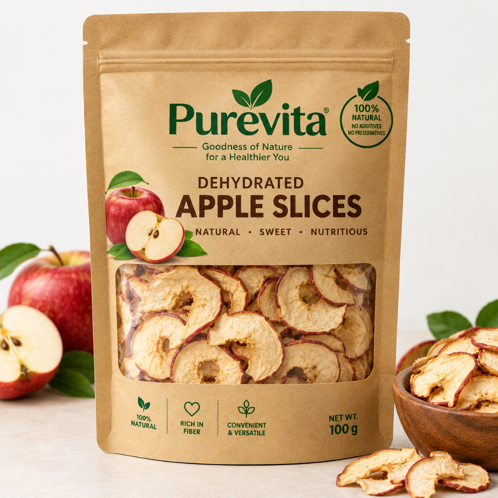 Purevita Dehydrated Apple Slices 100 g