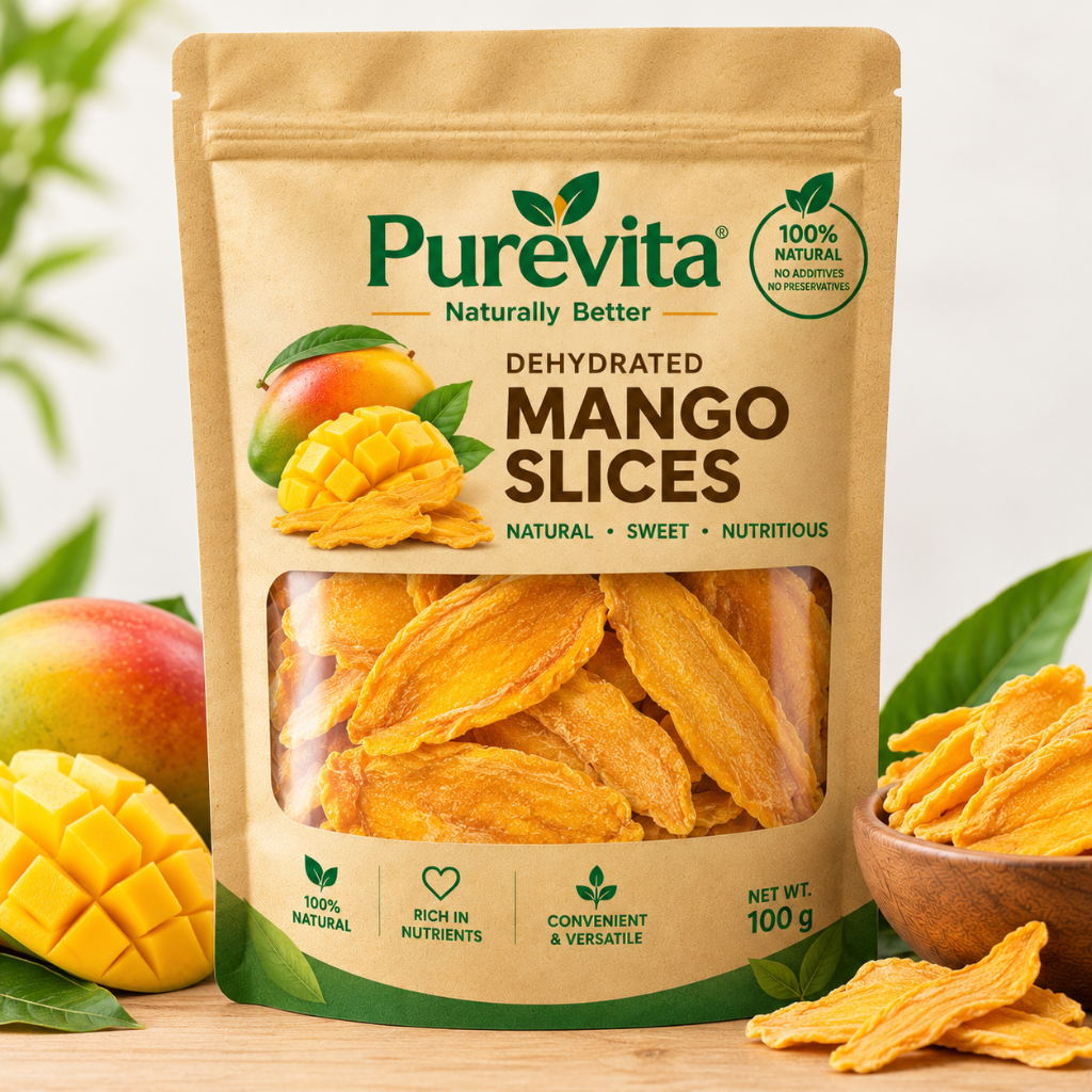 Purevita Dehydrated Mango Slices 100 g