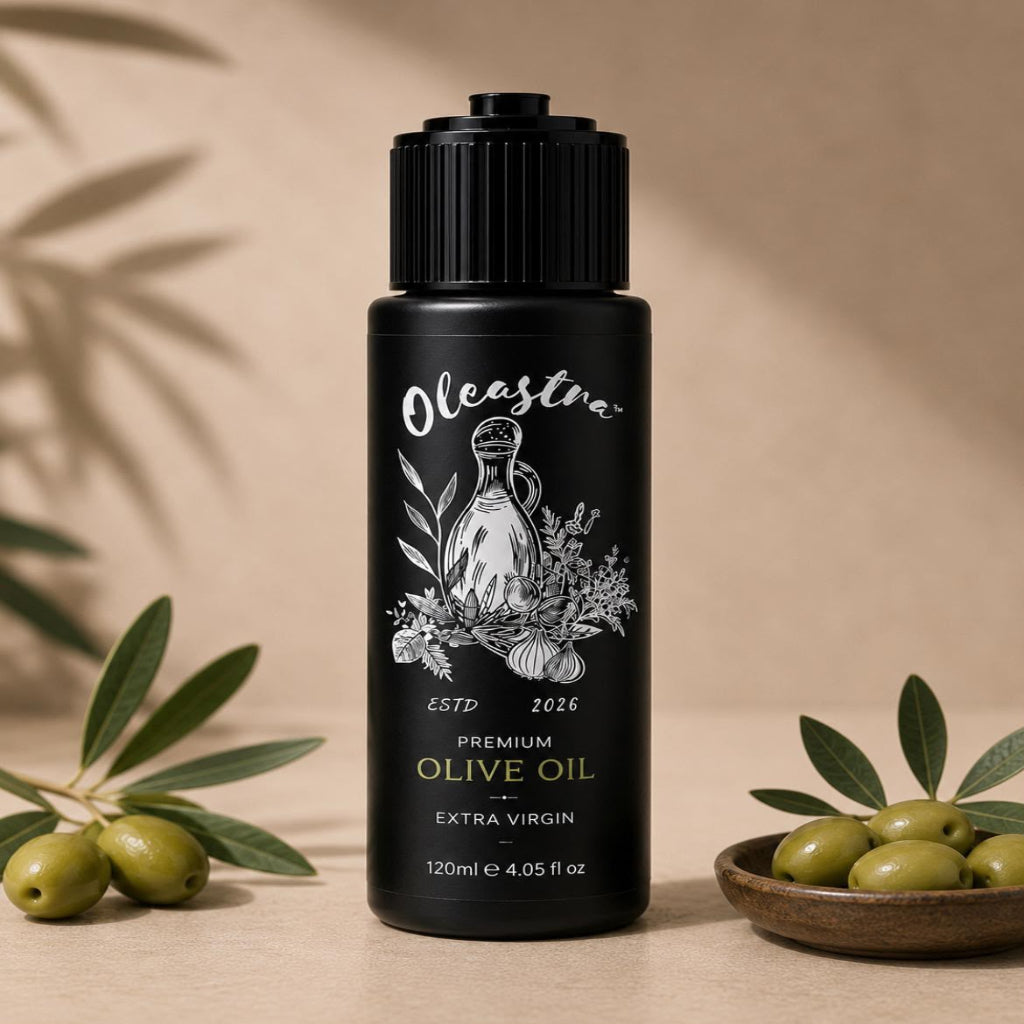 Oleastra Cold Pressed Extra Virgin Olive Oil (EVOO) – 120 ml
