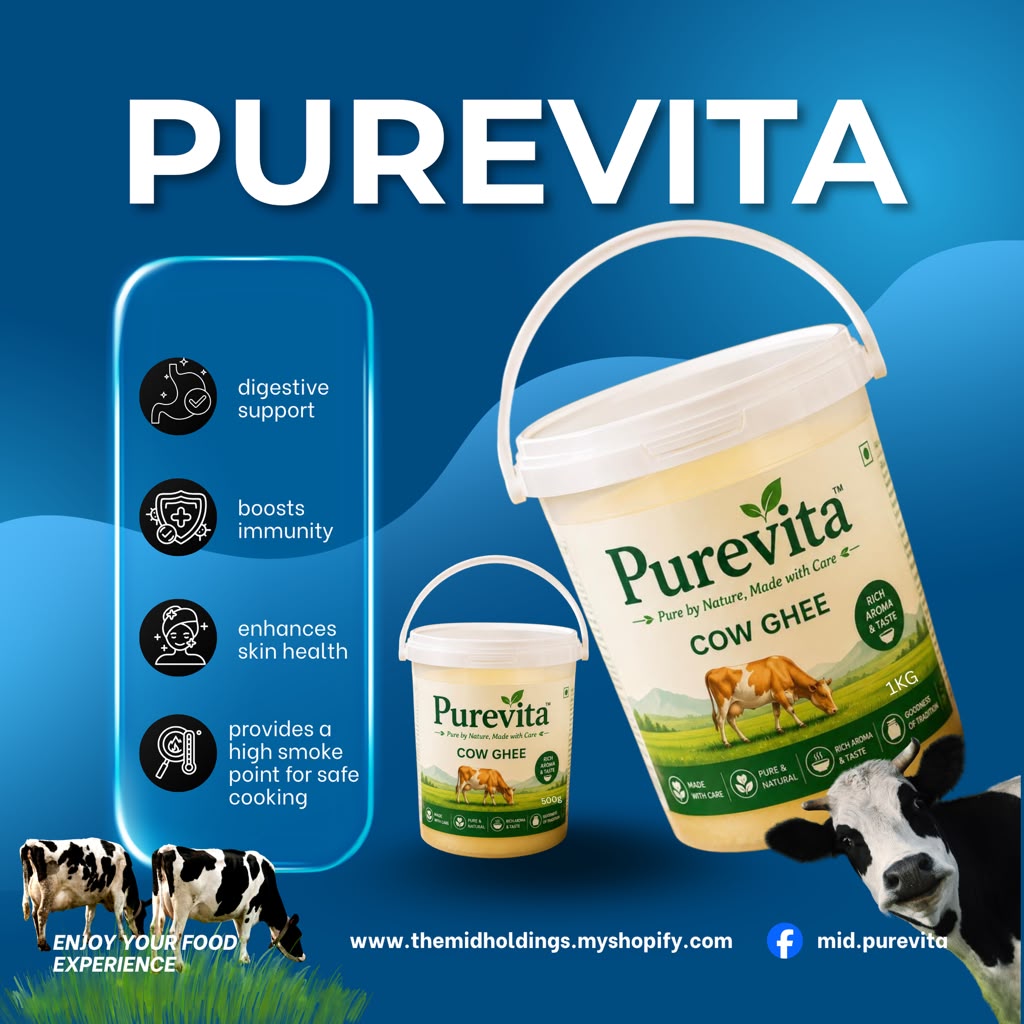 Purevita Cow Desi Ghee 500 g