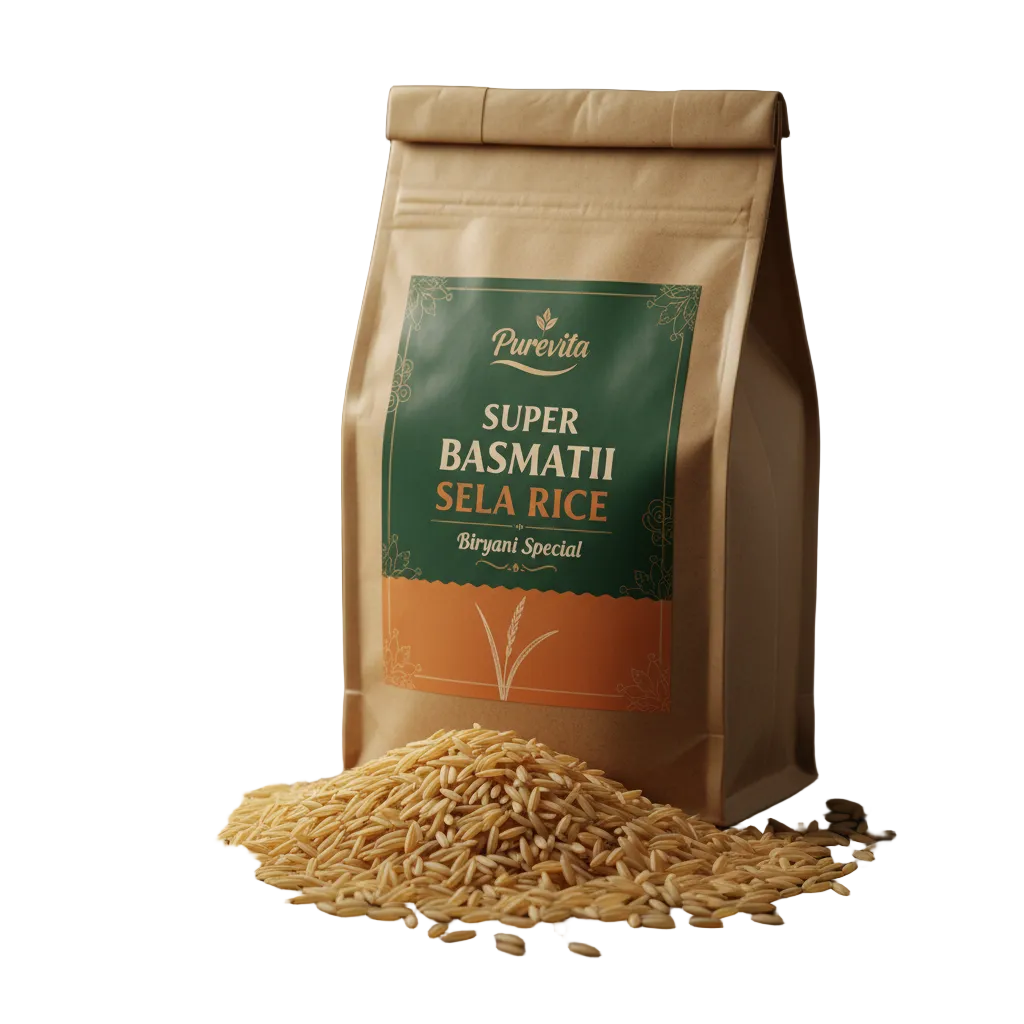 Purevita Super Basmati Sela Rice (Biryani Special) 1 kg