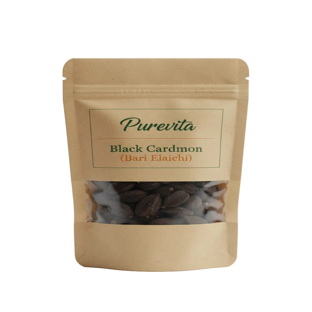 Purevita Black Cardamom (Bari Elaichi) 50 g