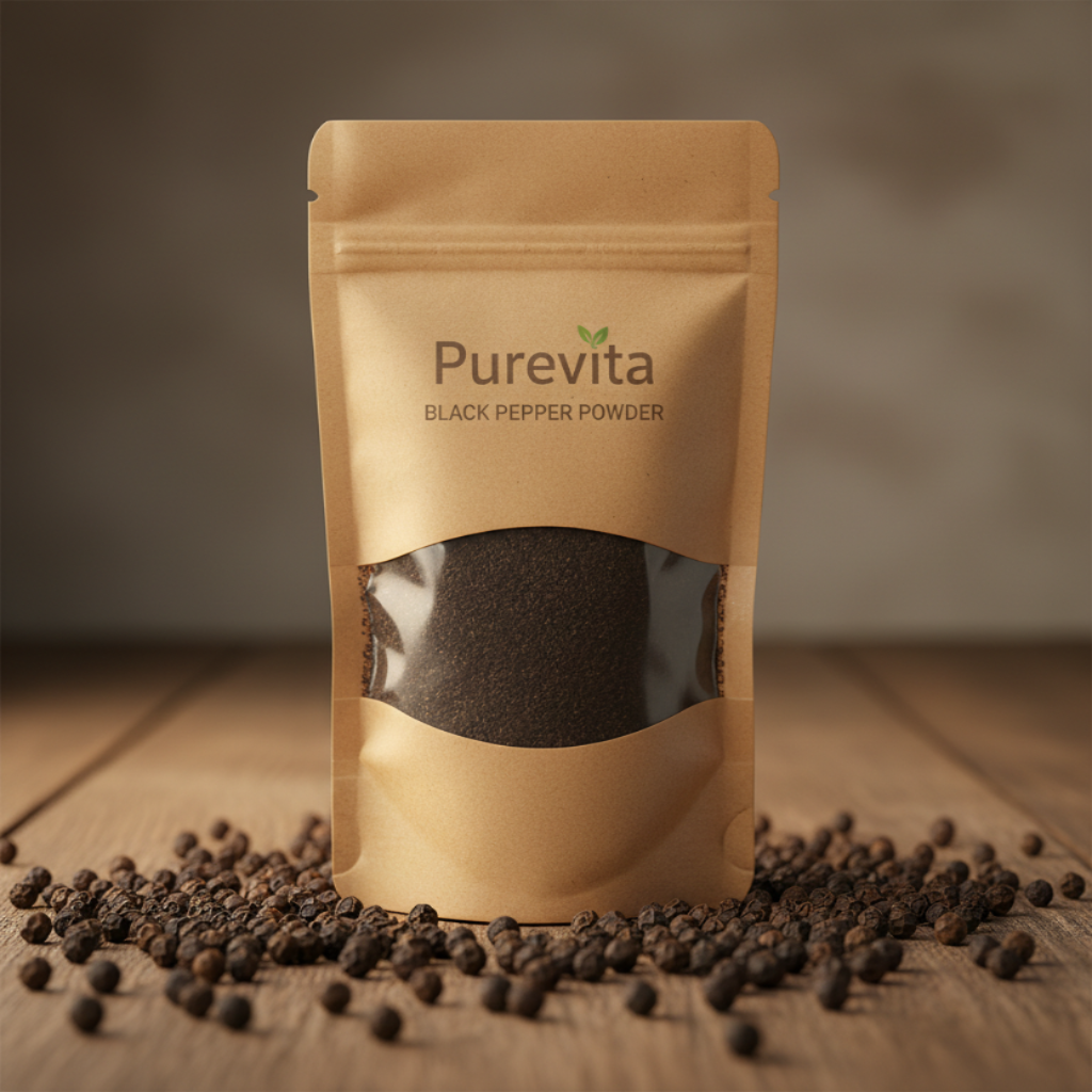 Purevita Black Chilli Powder (Kali Mirch Powder) 50 g