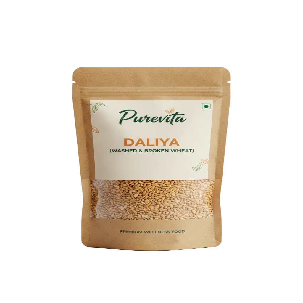 Purevita Daliya (Washed & Broken Wheat) 500 g