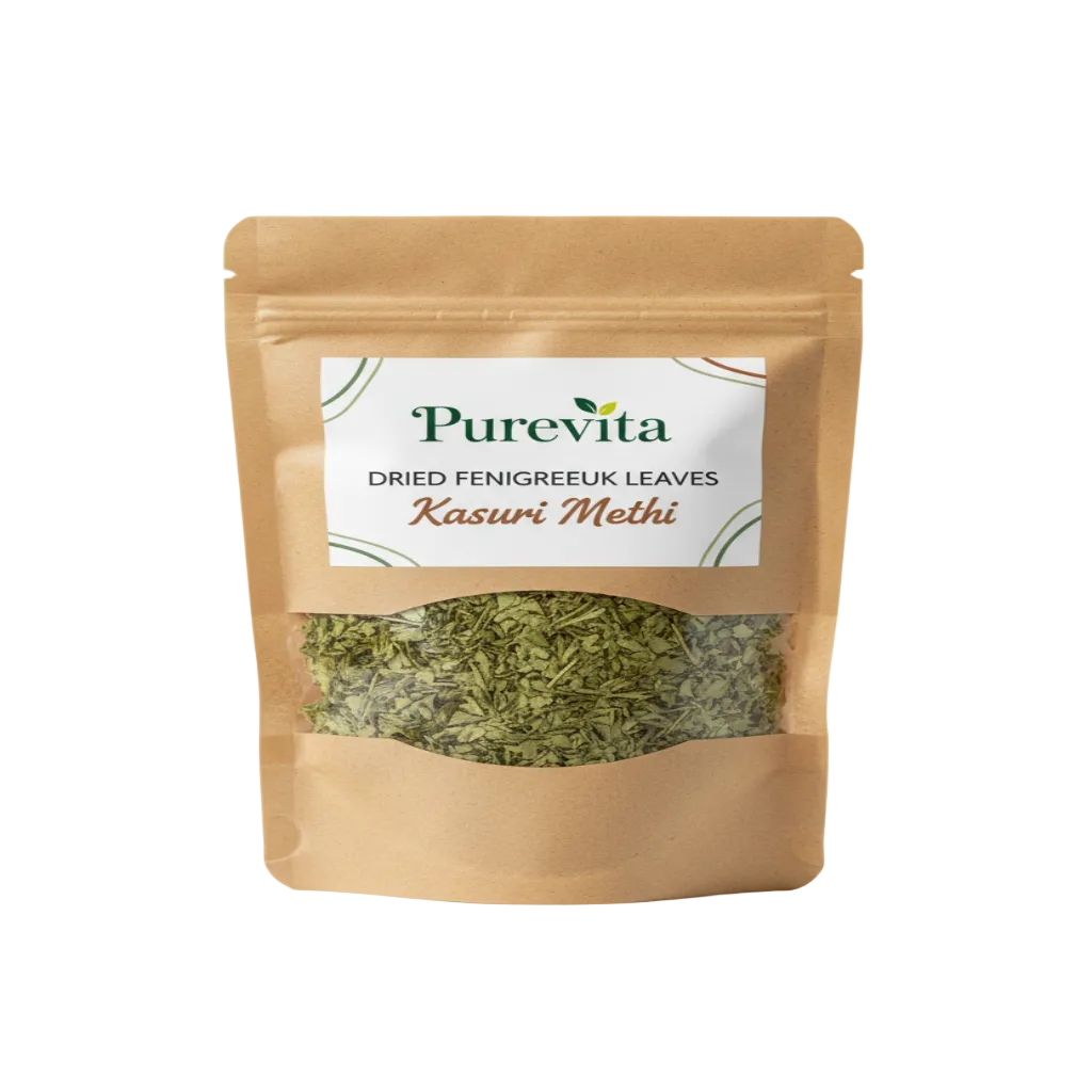 Purevita Dried Fenugreek Leaves (Kasori Methi) 50 g