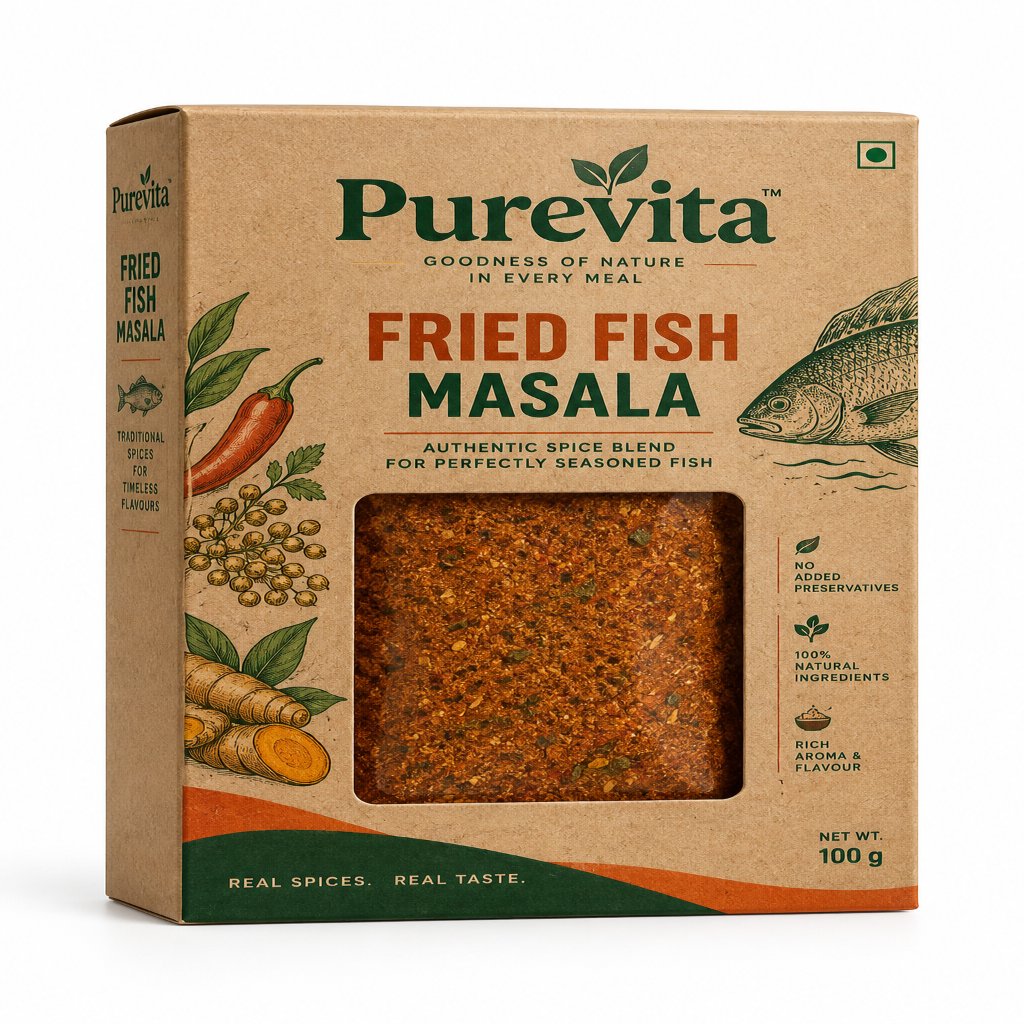 Purevita Fried Fish Masala 100 g