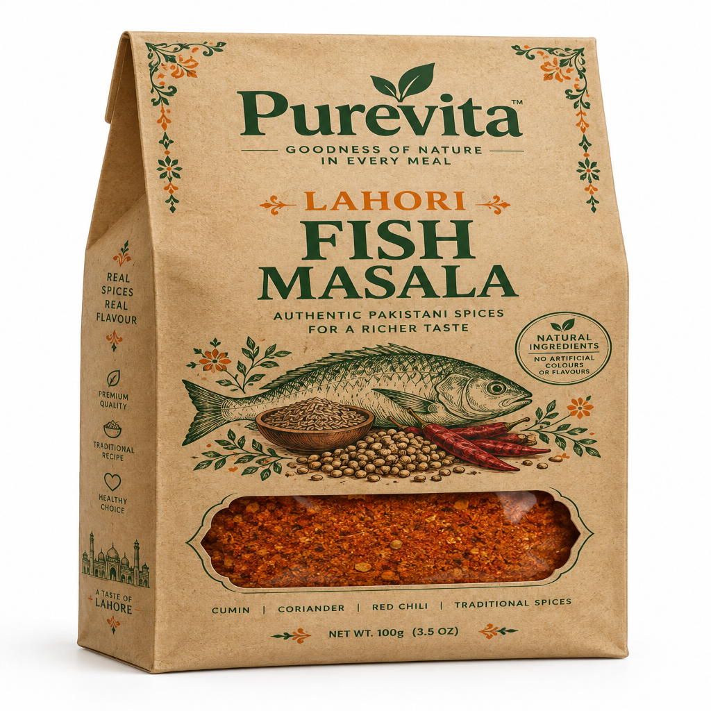 Purevita Lahori Fish Masala 100 g