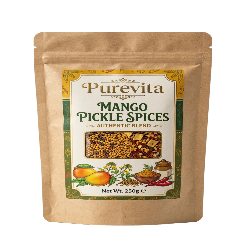 Purevita Mango Pickle Spices (Aam Ka Achari Masala) 250 g