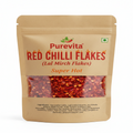 Purevita Red Chilli Flakes (Lal Mirch Flakes) Super Hot 250 g