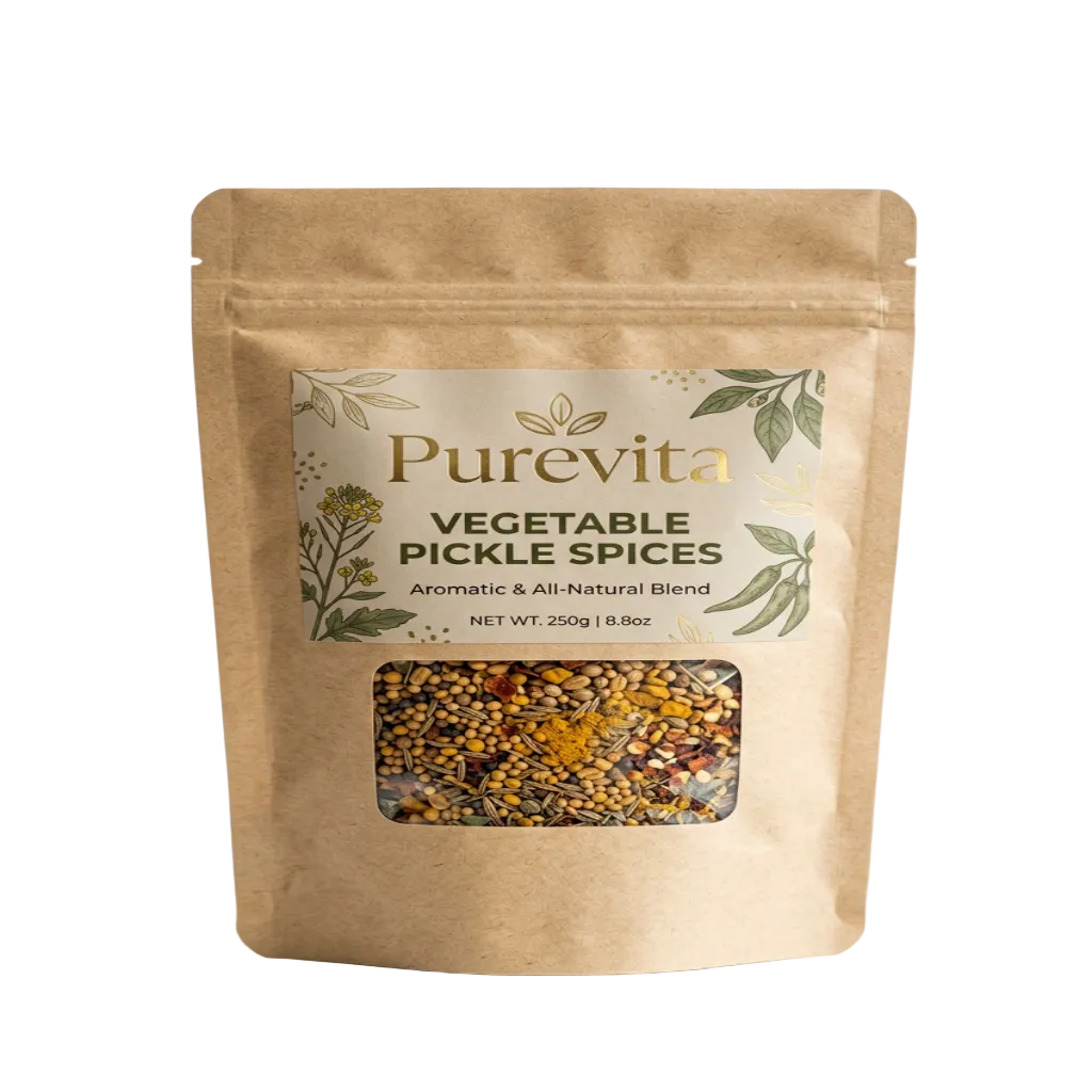 Purevita Vegetable Pickle Spices (Sabzi Achari Masala) 250 g