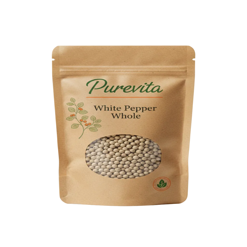 Purevita White Pepper Whole 50 g