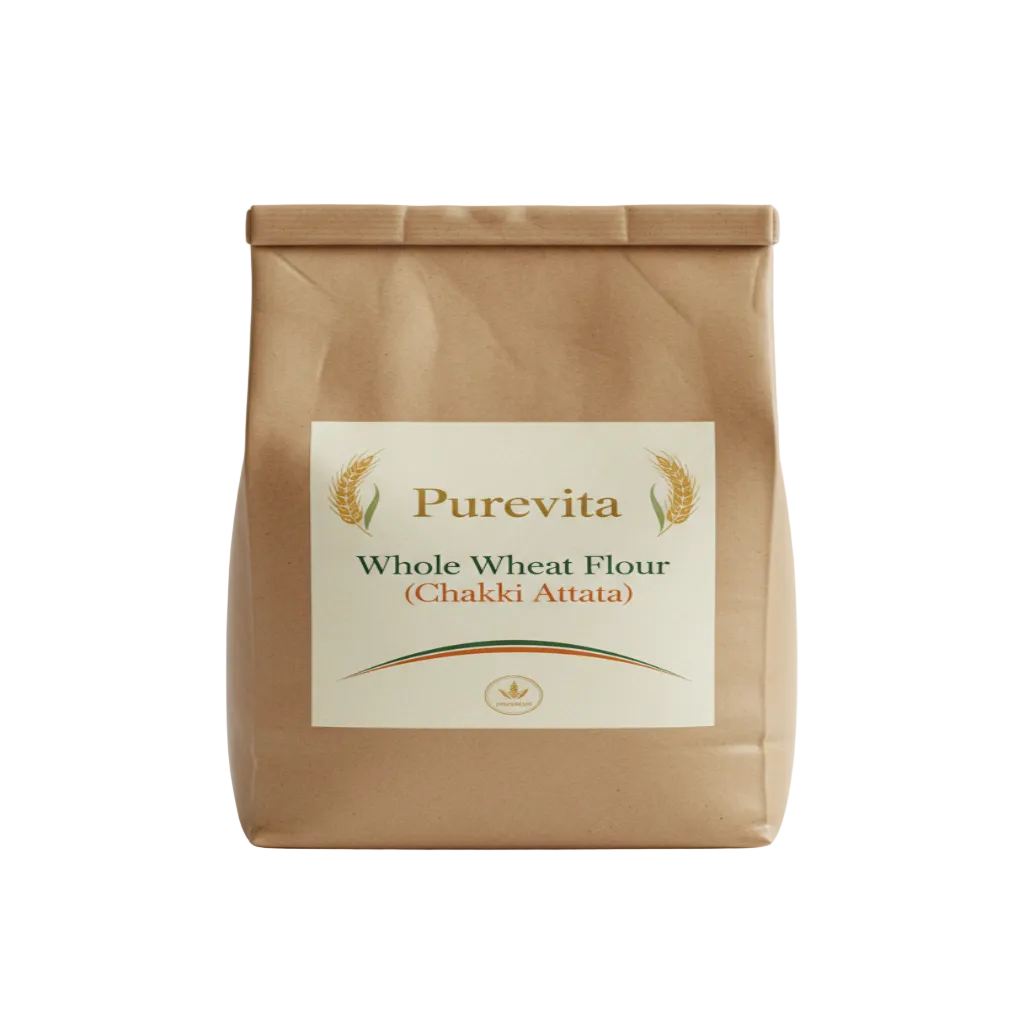 Purevita Whole Wheat Flour (Chakki Atta) 10 kg