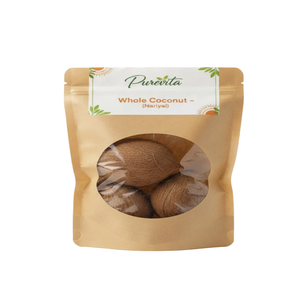 Purevita Whole Coconut (Nariyal) 1 pc